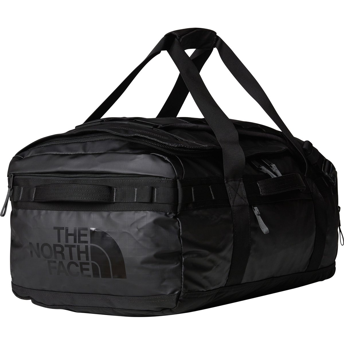 The North Face BASE CAMP VOYAGER DUFFEL 62L – TNF BLACK/ASPHALT GRE