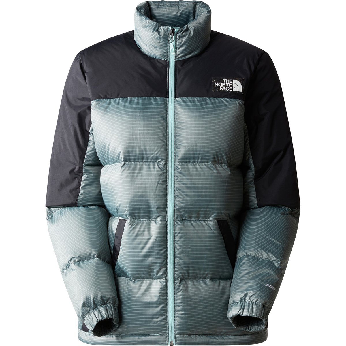 The North Face W DIABLO RECYCLED DOWN JACKET – POWDER TEAL/TNF BLACK