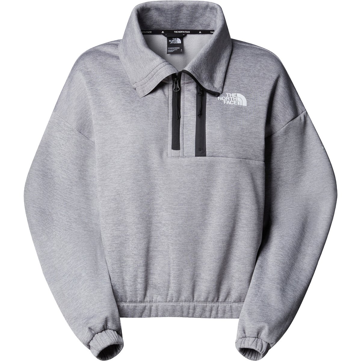 The North Face W MA FLEECE INTEREST 1/4 ZIP – TNF Pale Grey Heather/M
