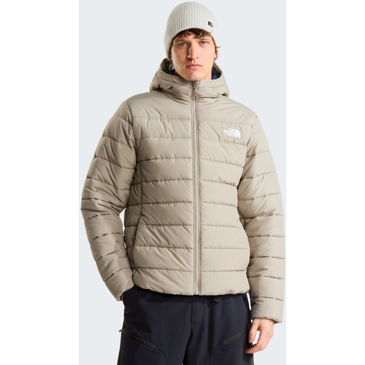 The North Face M ACONCAGUA HOODED JACKET – STONE SLAB