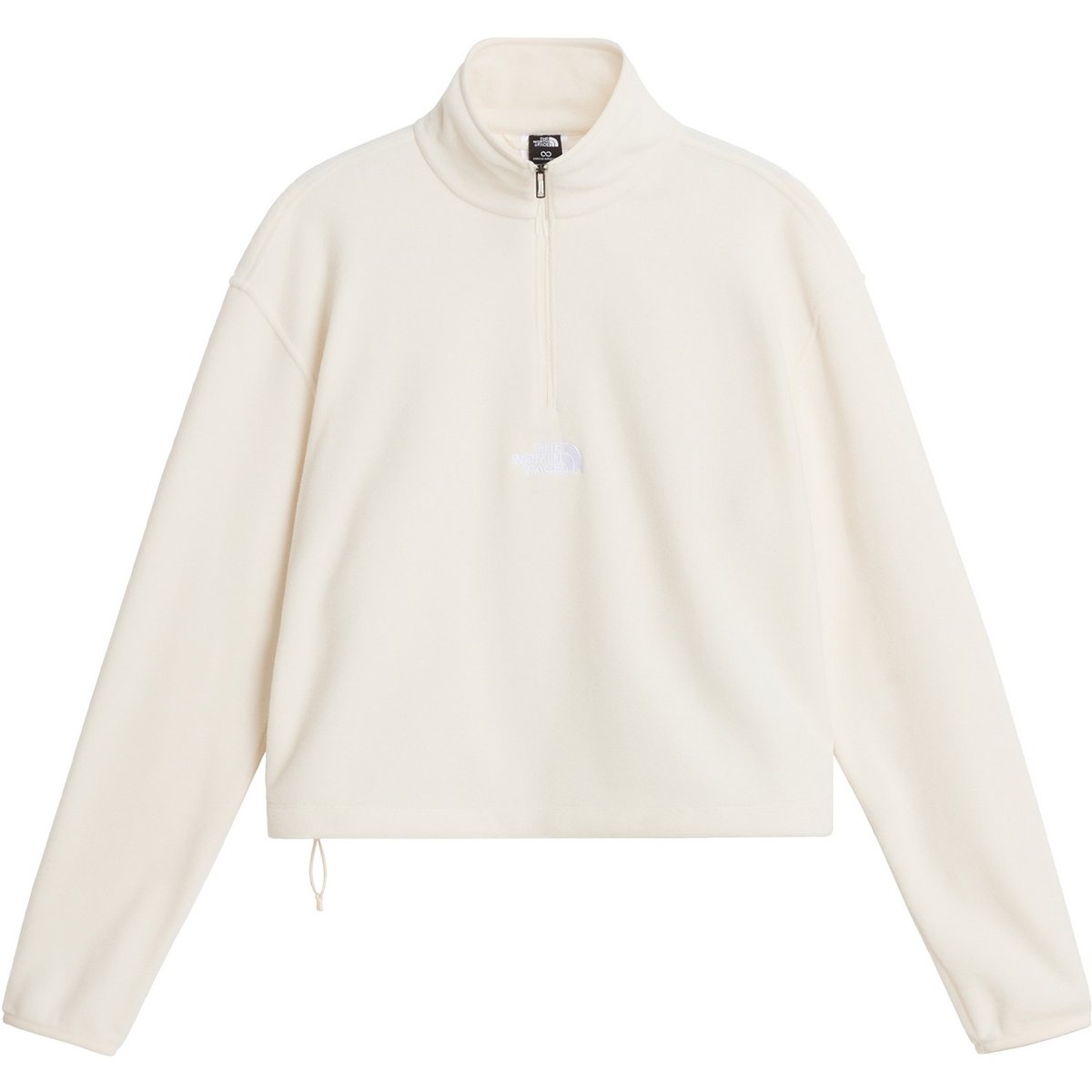 The North Face W NOVELTY LOGO GLACIER 1/4 ZIP – WHITE DUNE