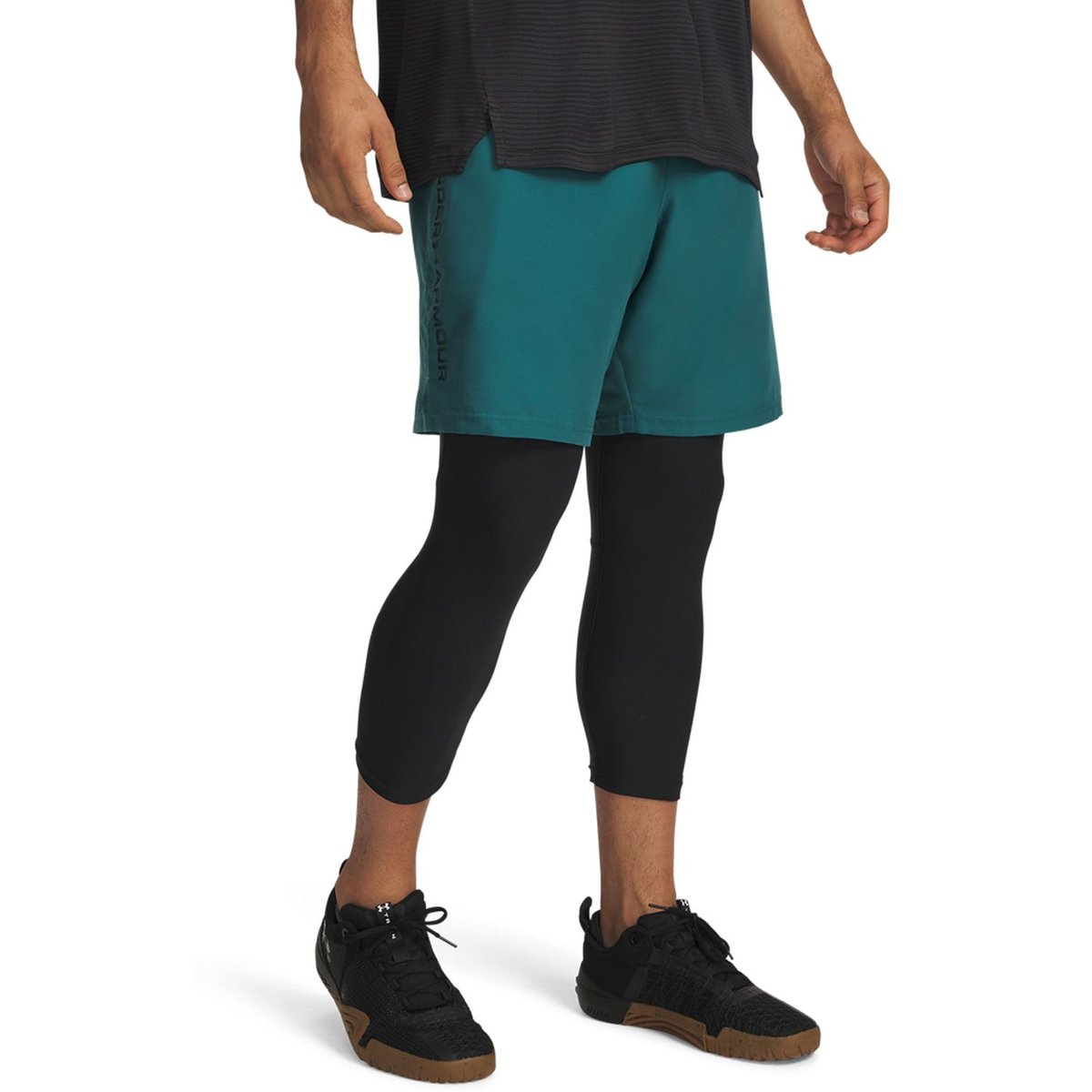 Under Armour UA TECH WOVEN WORDMARK SHORT – RACK GREEN