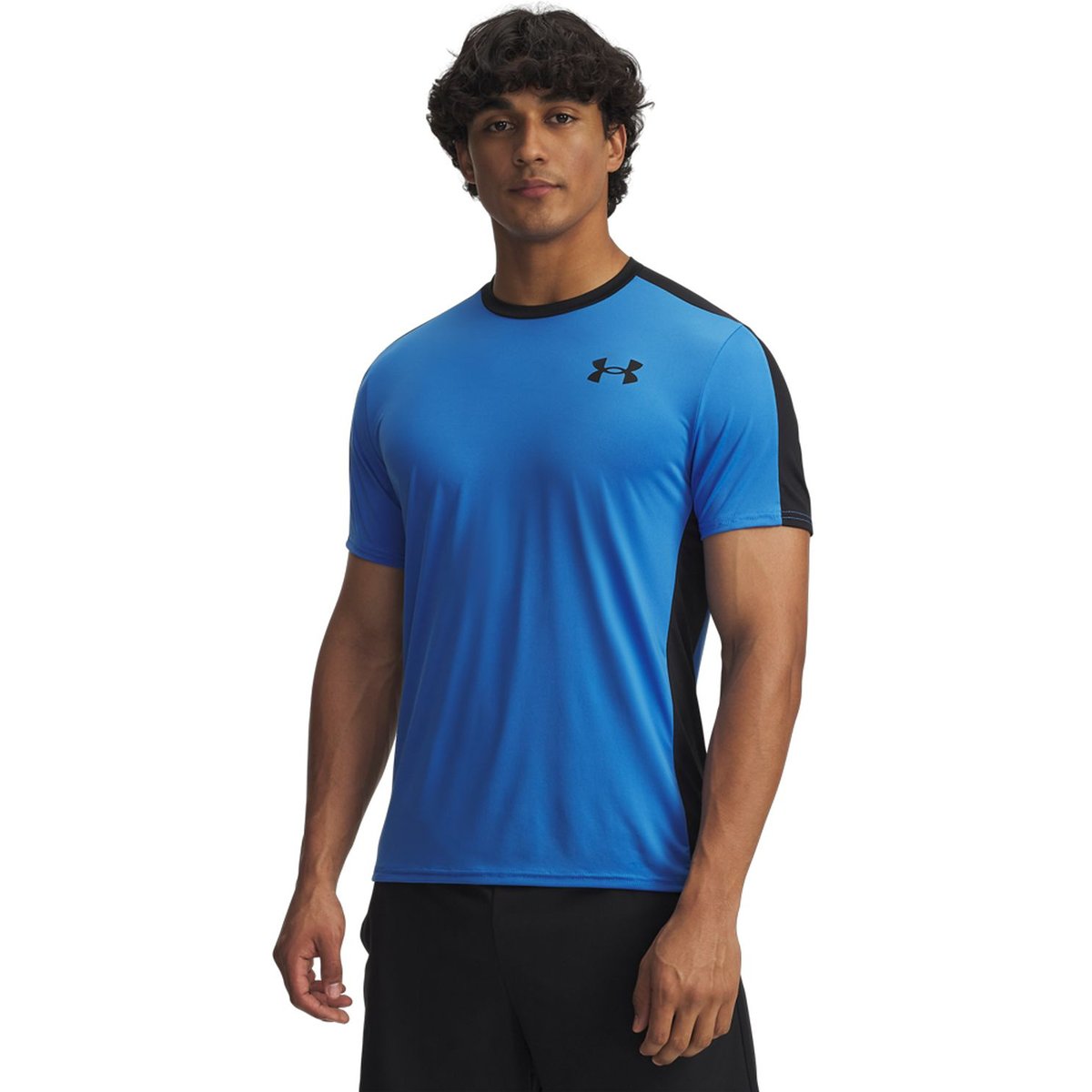 Under Armour HeatGear Wordmark T-Shirt Kurzarm Herren – BLUE ATLANTIS