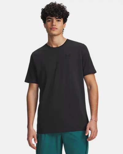 Under Armour Sportstyle Left Chest Kurzarm T-Shirt Herren – BLACK