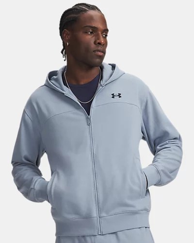 Under Armour Rival Lightweight Freizeitjacke mit Reißverschluss Herren – BLUE WIND