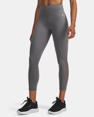 Under Armour MOTION MESH ANKLE LEGGING – CLAY GREEN