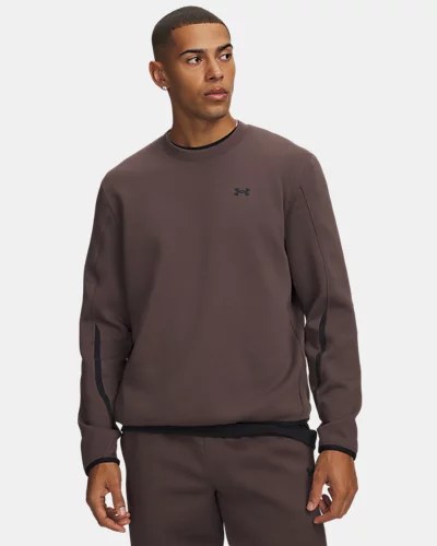 Under Armour UA UNSTOPPABLE FLC CREW – PEPPERCORN