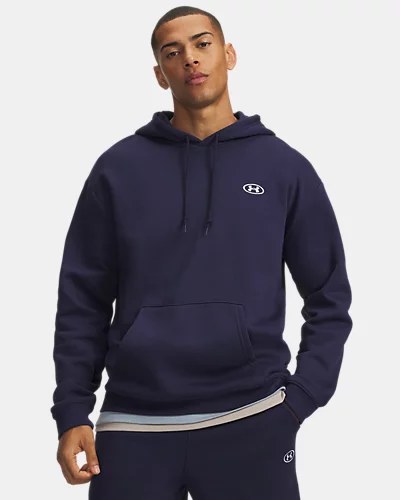 Under Armour UA RIVAL FLC HOODIE – MIDNIGHT NAVY