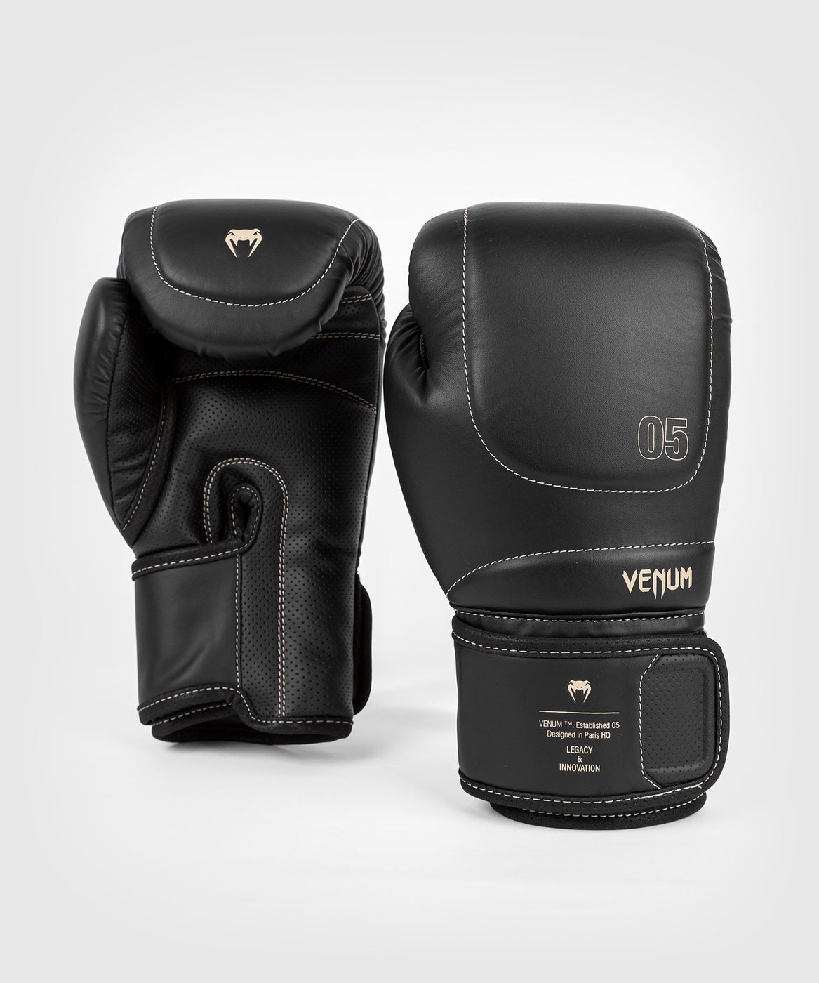 Venum Impact Evo Boxing Gloves – BLACK/BEIGE