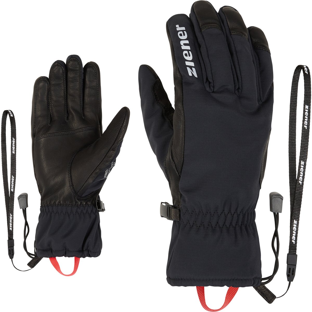 Ziener Gaikono-Z WS PR Skihandschuh unisex – black