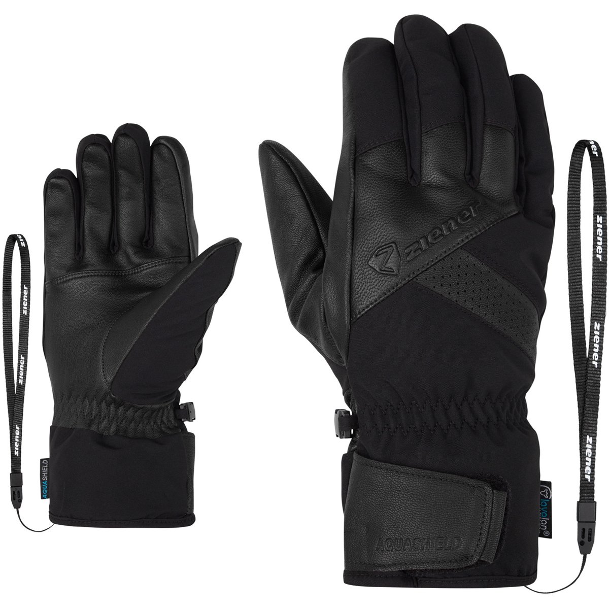 Ziener GETTER-Z AS® AW glove man – BLACK