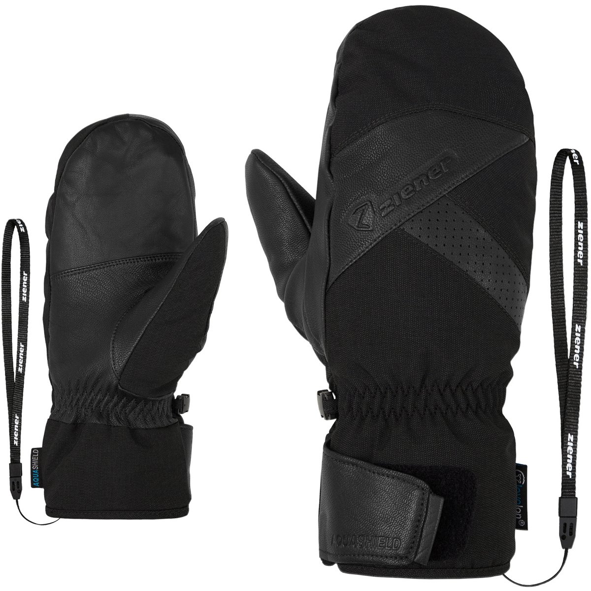 Ziener GETTERO-Z AS® AW MITTEN glove man – BLACK