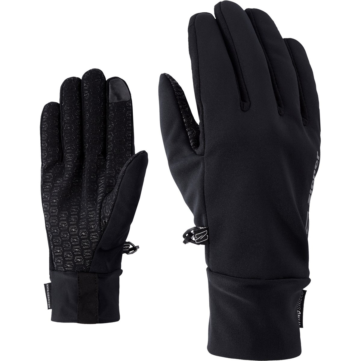 Ziener Herren Handschuhe IVIDURO TOUCH glove multisport – BLACK