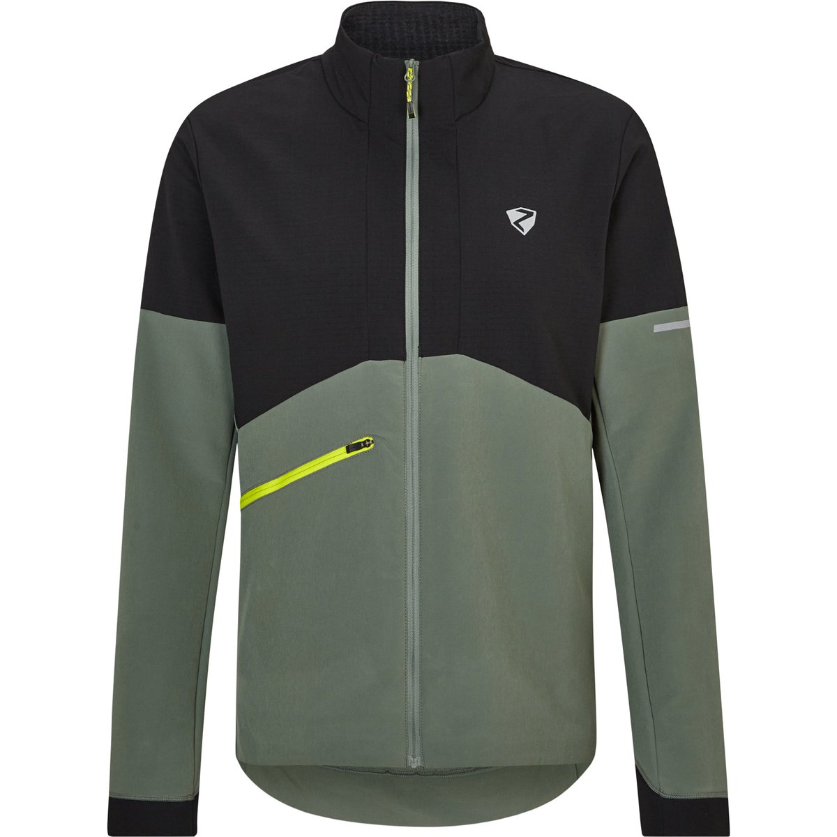 Ziener NAPI man (jacket active) – black.green mud