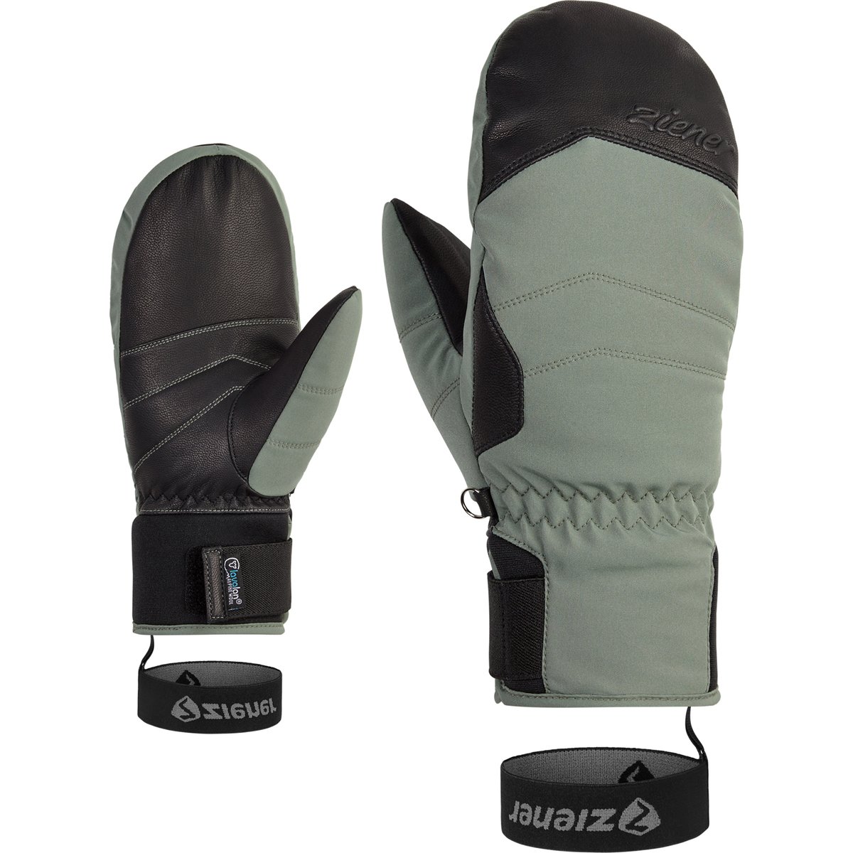 Ziener KALEA AS(R) AW MITTEN lady glove – green mud